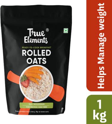 True Elements Rolled Oats 1000g