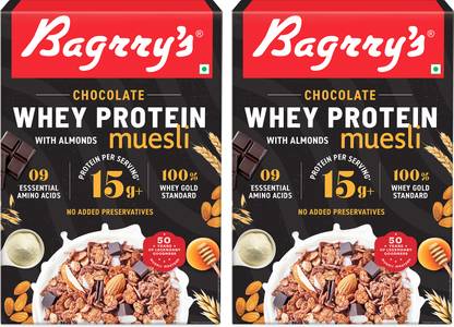 Bagrry's Protein Muesli 500 GM Box Pack of 2 Box