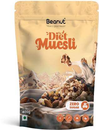 Beanut Diet Muesli | Power Breakfast | Protein Snack | Breakfast Cereal Pouch