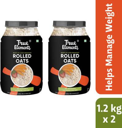 True Elements Rolled Oats 2400g