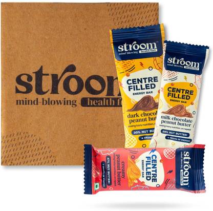STROOM Asia's First Centre Filled Energy / Protein Bars, Variety Flavors Box