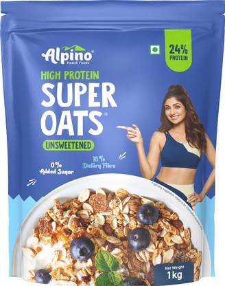 ALPINO Peanut Butter Super Oats Unsweetened - Pouch