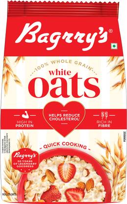 Bagrry's White Oats with 100% Whole Grains Pouch