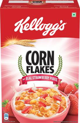 केलॉग्स कॉर्न फ्लेक्स रियल स्ट्रॉबेरी