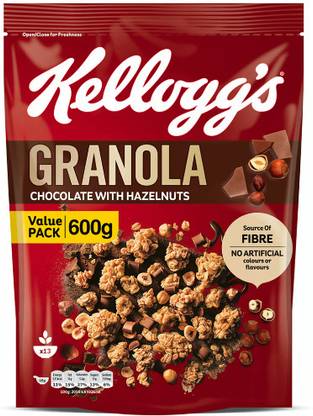 Kellogg's Granola Chocolate With Hazelnuts Cereal Pouch
