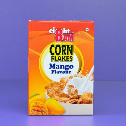 8AM Corn Flakes Mango Flavour Box