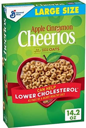 General Mills Apple Cinnamon Cheerios Cereal Box