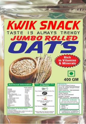 kwik snack by KWIK SNACK JUMBO ROLLED OATS Pouch