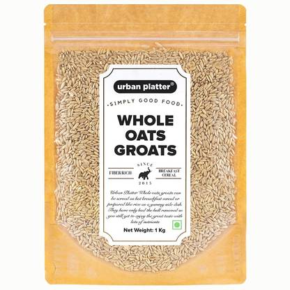 urban platter Whole Oats Groats, 1Kg Pouch