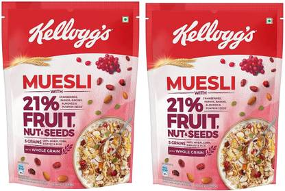 Kellogg's by Kell1 Muesli 21% Fruit, Nut & Seeds Pouch