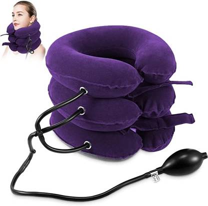 OLEX Cervical Neck Traction Collar for Pain And Stress Relief Inflatable Neck Support Cervical Traction Kit