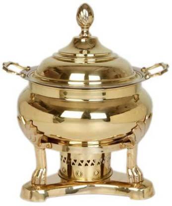 Deepak Kumar Handicraft Round Chafing Dish