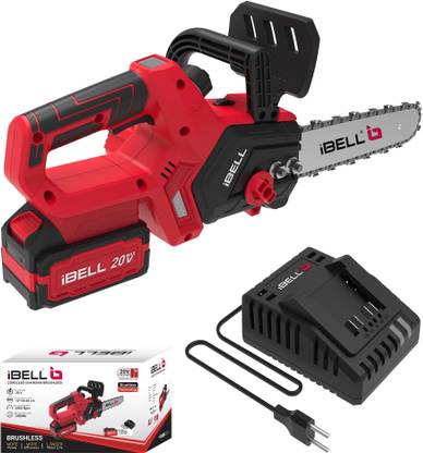 iBELL BS20-12 One Power Series Brushless Chainsaw with 4Ah Battery , 3A Charger Cordless Chainsaw