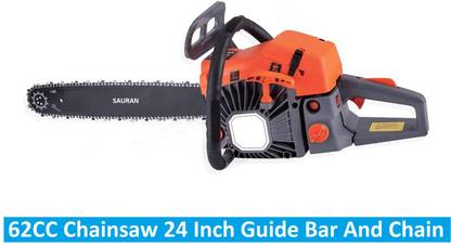 Sauran 24 inch Chainsaw With Guide Bar and Chain (CNS43) 62CC Chainsaw (CNS43) Fuel Chainsaw