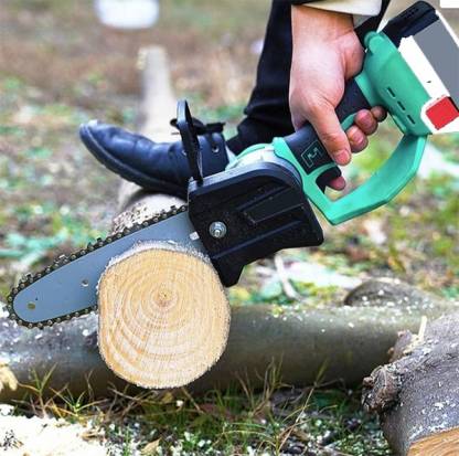 AS TOOL CENTER 10 Inch Chain Saw W/ Cordless Chainsaw And Rechargeable Battery Cordless Chainsaw