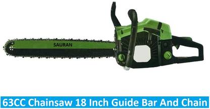 Sauran 18 inch Chainsaw With Guide Bar and Chain (CNS49) 63CC Chainsaw (CNS49) Fuel Chainsaw