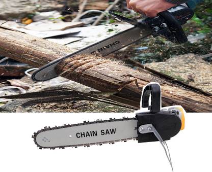 Inditrust Electric Chain Saw Converter Bracket Tree Felling Angle Grinder for Woodworking Tool CHAIN SAW Corded Chainsaw