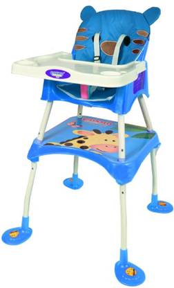 Miss & Chief Baby 3-in-1 Convertable High Chair with Dining Tray sky blue