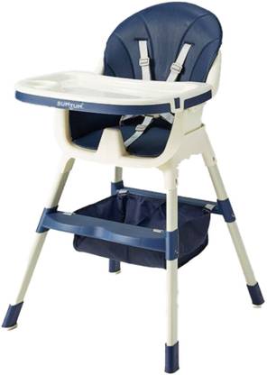 BUMTUM 4in1 Convertible Folding Baby High Chair Feeding Seat With Footrest Storage Net