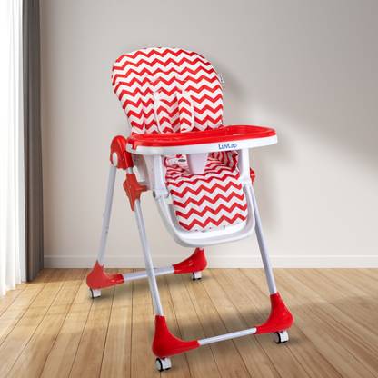LuvLap Royal Baby High Chair, 3 position Recline, 7 Level Height Adjustment, 6 Month+,