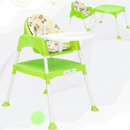 Little Olive 3 in 1 high chair with 5 point safety harness for 6 to 36 months