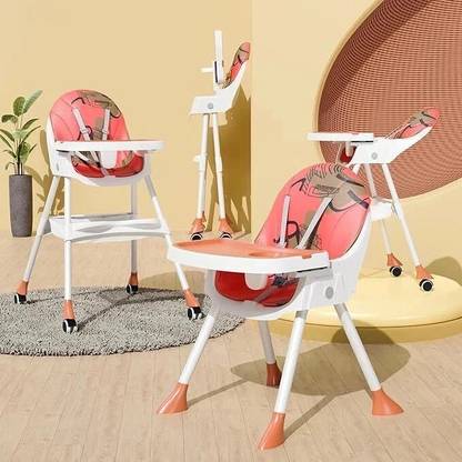 TONY STARK Folding Baby High Chair Recline Height Adjustable Feeding Seat for Kids, Toddler