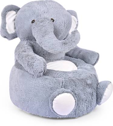 Besties Round shape Elephant Theme Baby Sofa Chair - Grey