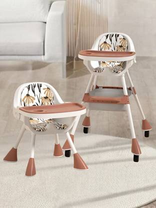 Little Olive 3-in-1 Convertible High Chair for Kids - Trendy Design, Adjustable, Foldable