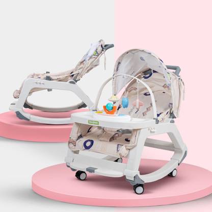 baybee 5 in 1 Baby Rocking Chair for Kids Hanging Toy Baby Dining Booster Seat for Baby