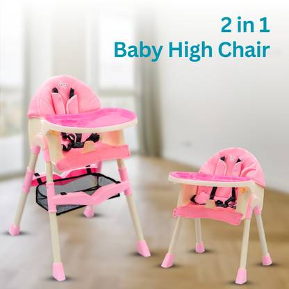 Maanit Cartel 3 in 1 Baby High Chair Feeding Chair Cushion Seat Safety Belts