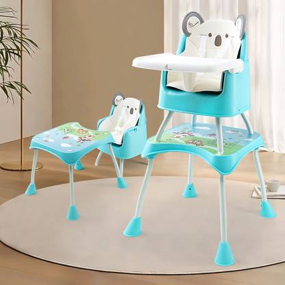 R for Rabbit Cherry Berry Grand Baby High Chair with 5 Point Safety and Convertible Mechanism