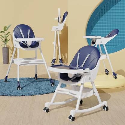 TONY STARK Folding Baby High Chair Recline Height Adjustable Feeding Seat for Kids, Toddler