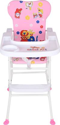 DANDLES Baby Highchair with Soft Cushion and Protection Belt with Feeding/ Mealtime Tray