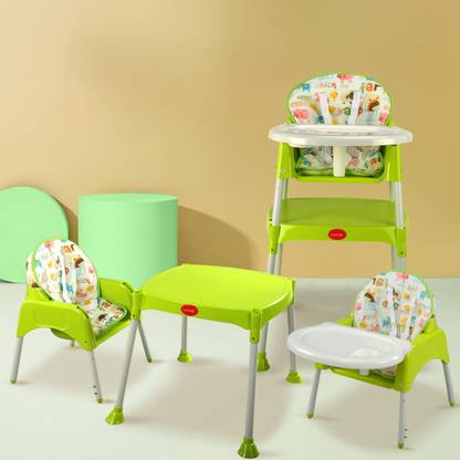 LuvLap 3 in 1 Convertible High Chair with 5 point Safety belts for 6 to 36 months baby,