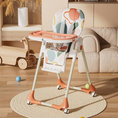 R for Rabbit Marshmallow High Chair for Baby, Multiple Recline Position High Chair