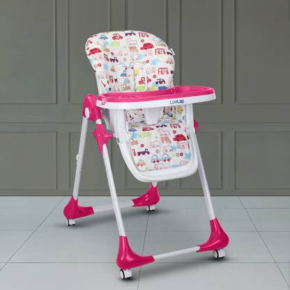 LuvLap Royal Baby High Chair, 3-Position Recline, 7-Level Height Adjustment
