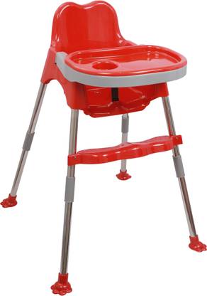 Esquire Spotty Baby Dining Chair with Footrest, Red Colour