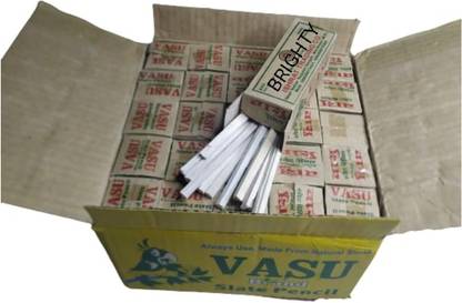 Brighty 400pcs Slate pencil vasu full box thin pencil Billards Chalk box