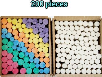 Thennai Chalk piece boxes 200 pieces Black board Chalk box