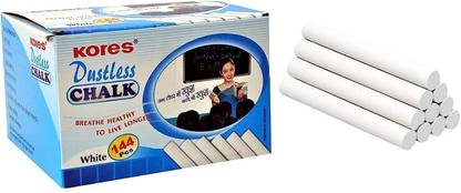 Kores Non-Toxic NA Dustless Chalk Pack of 2