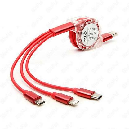 G2L Three in One Mobile Charging Line fast Charging Cable Type-C Micro Phone Pins Charging Pad