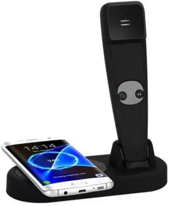 F5 SmartTech Intelligent 2 in 1 Fast Wireless Charging Pad and Bluetooth Handsfree Mobile Charging Pad