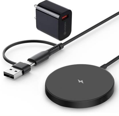 UNIGEN MAGTEC 100 Magnetic Wireless Charger [with 18W Adapter] for i-Phone 15/14/13/12 Charging Pad