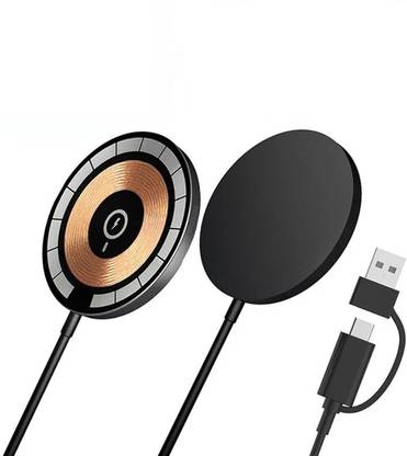 Muvit 15W MagSafe Wireless Charger Transparent Fast Charger For iPhone 14 /13 /12 Charging Pad