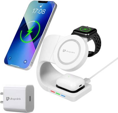 Ultraprolink UM1006ZW Mag-Safe 4-in-1 20W Wireless with PD Charger Charging Pad