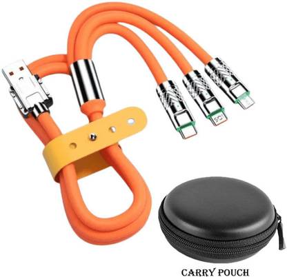 POZUB Mobile Charging Data Cable Charging Pad 120W Multiple Port Cable+Carry Pouch Charging Pad