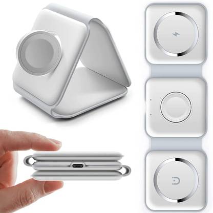 MARS Multi-Device 3-in-1 Charger for Apple Watch, AirPods, iPhone Charging Pad