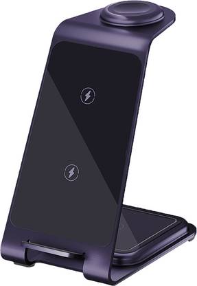 SKOON 3-in-1 15w Wireless Charging Station, Metal Charging Stand and Charging Pad Charging Pad