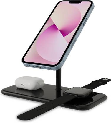 JCBL Accessories Magsafe 28.5W Fast Wireless Charger For Mobile, Watch, Airpods Charging Pad