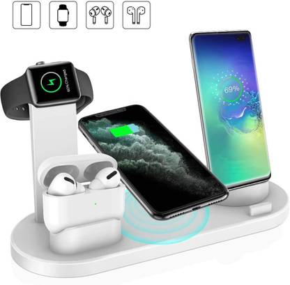 MARS iPhone Wireless Charger 4 in 1 Wireless Charging Stand for iPhone/Airpods/iWatch Charging Pad